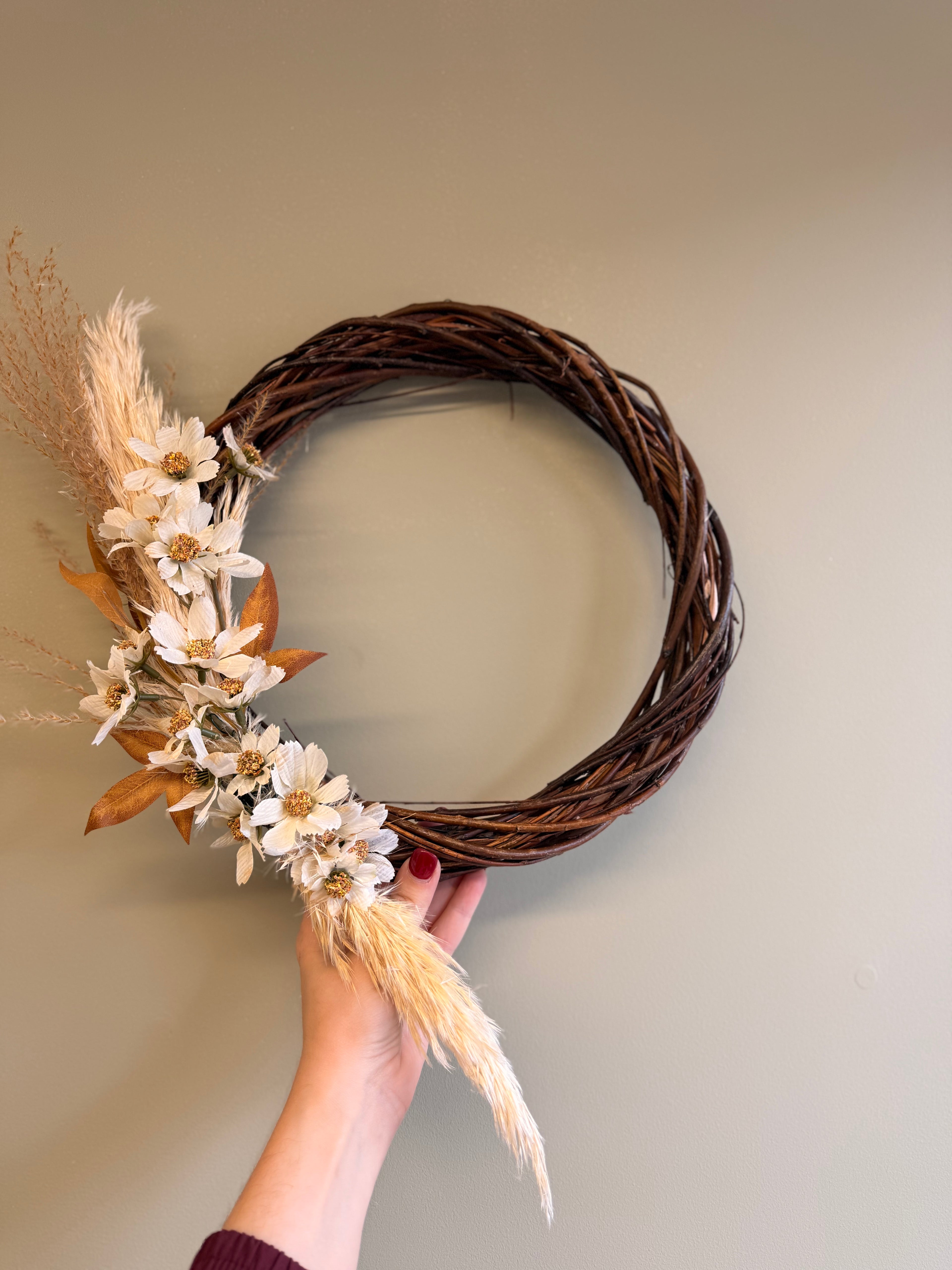 Neutral Autumn Wreath